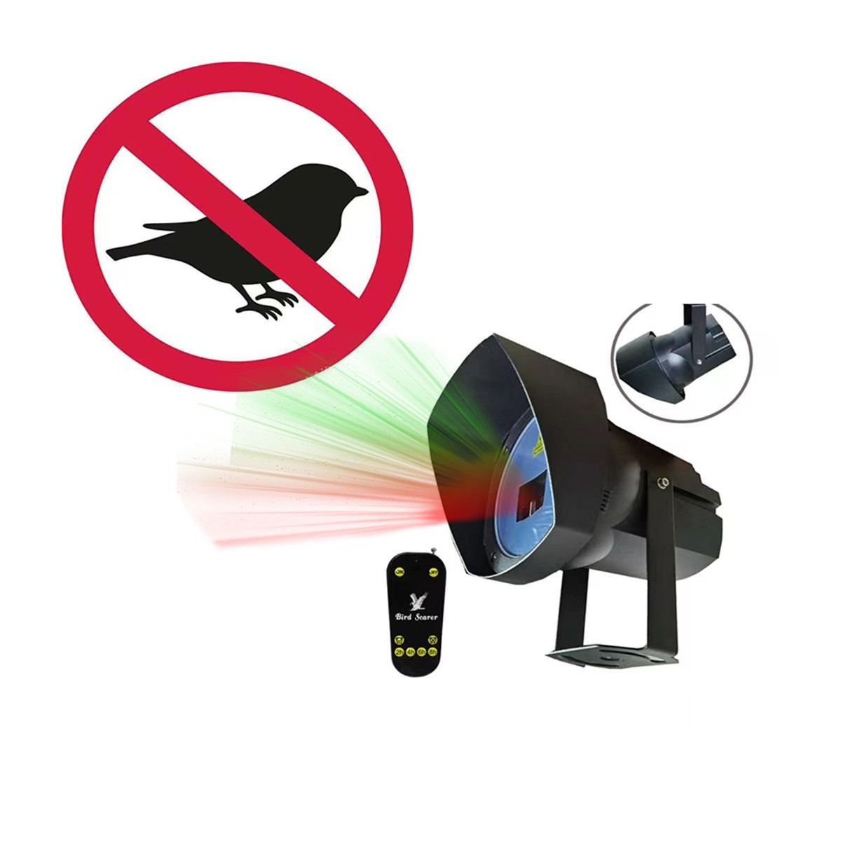 Repellente Laser per Uccelli