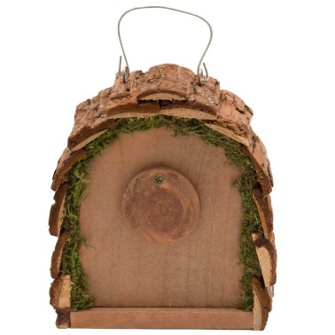 Mangiatoia per Uccelli "Bird Bar" Accesso posteriore con coperchio in legno per un facile rifornimento.