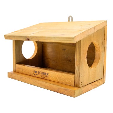 Mangiatoia per Uccelli in Legno