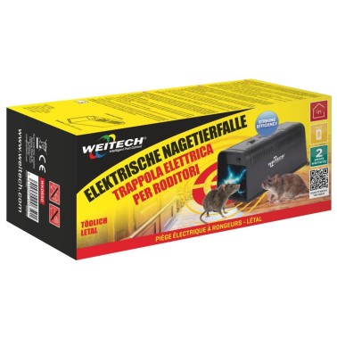 Trappola Elettrica per Topi e Ratti – Weitech WK0650