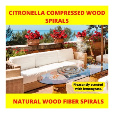Spirali antizanzare alla citronella Weitech WK8021 | 60 ore