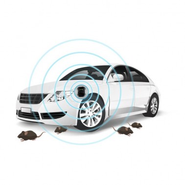 Schizzo del Repellente per Ratti Installato nell'Auto