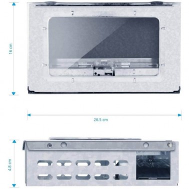 Dimensioni della Trappola Multicattura per Topi