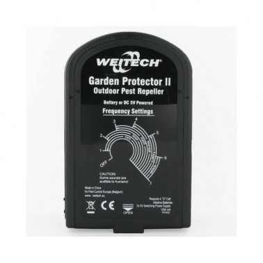 Repellente per Gatti e Animali Garden Protector 2 con Flash Vista Posteriore