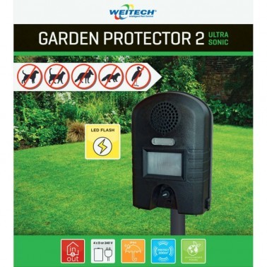 Imballaggio del Repellente per Gatti e Animali Garden Protector 2 con Flash