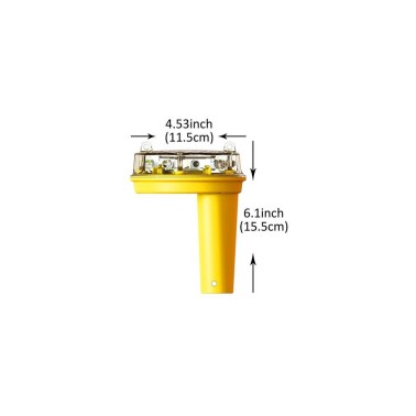 Dimensioni di FoxLights Solare Repellente per Volpi e Lupi