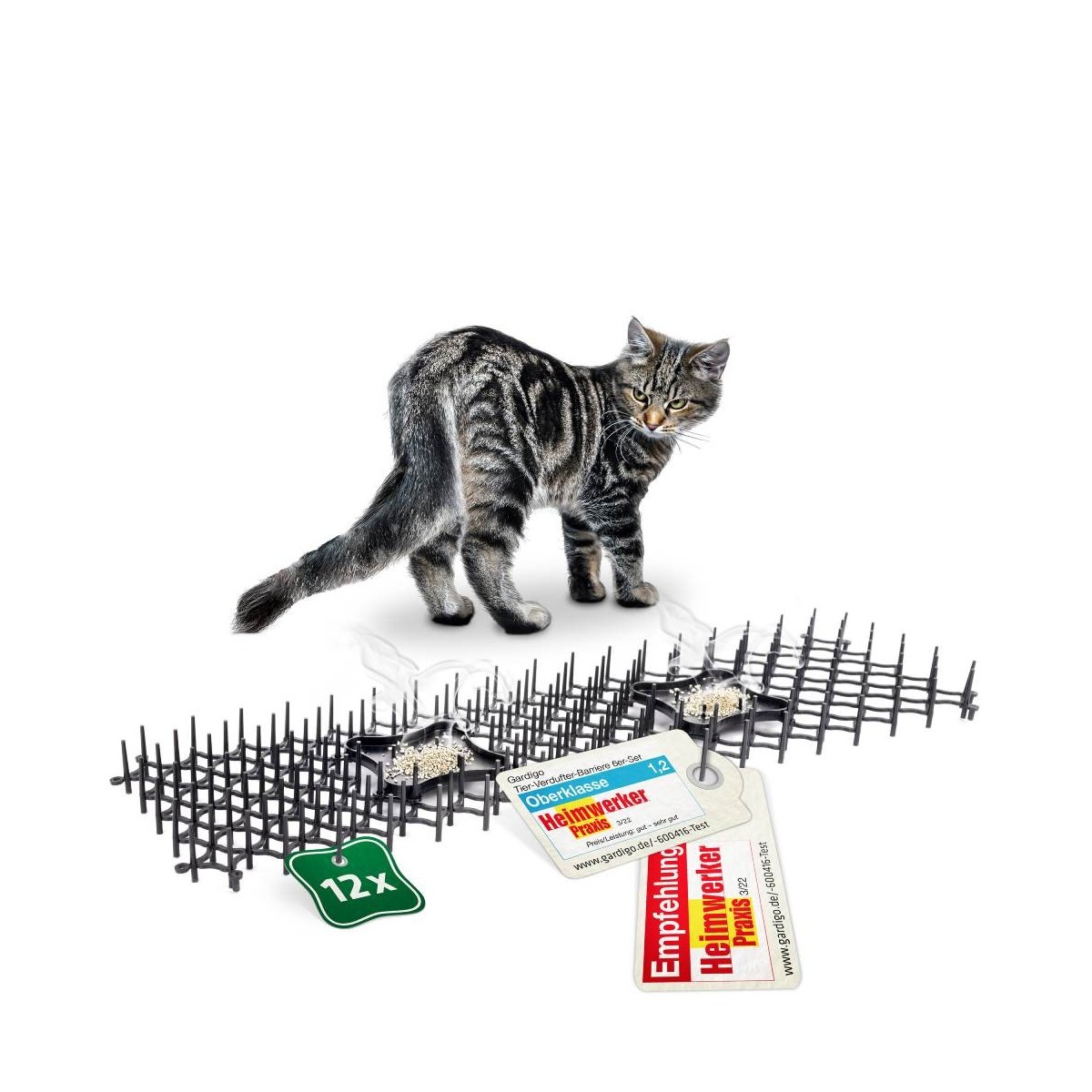 Tappeto Repellente per Gatti - Set di 12 pannelli regolabili